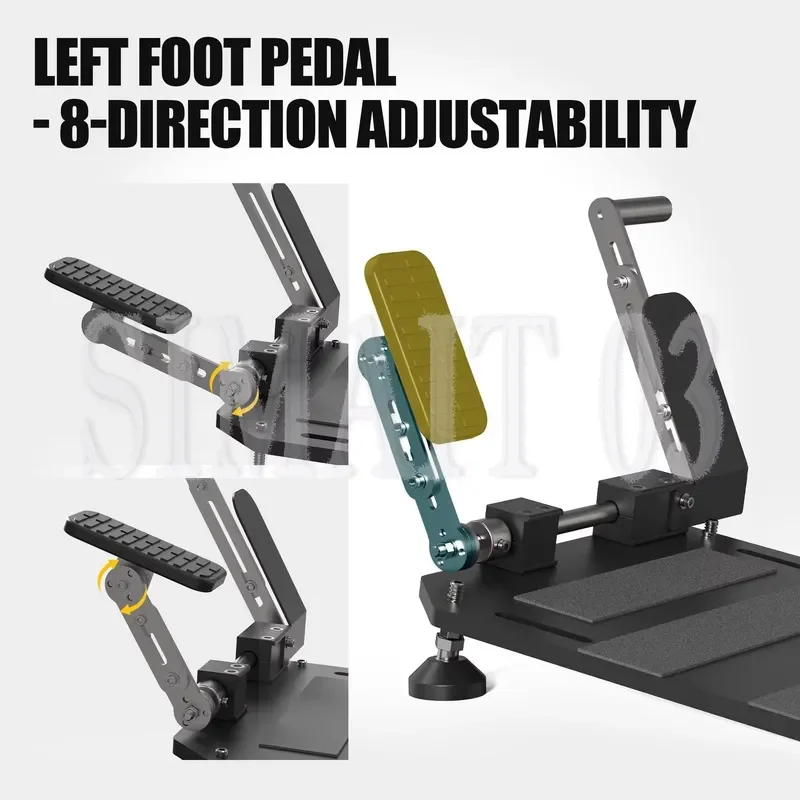 Portable Left-Foot Accelerator Pedal - Driving Aid for Disabled/Injured/Stroke-Affected Drivers