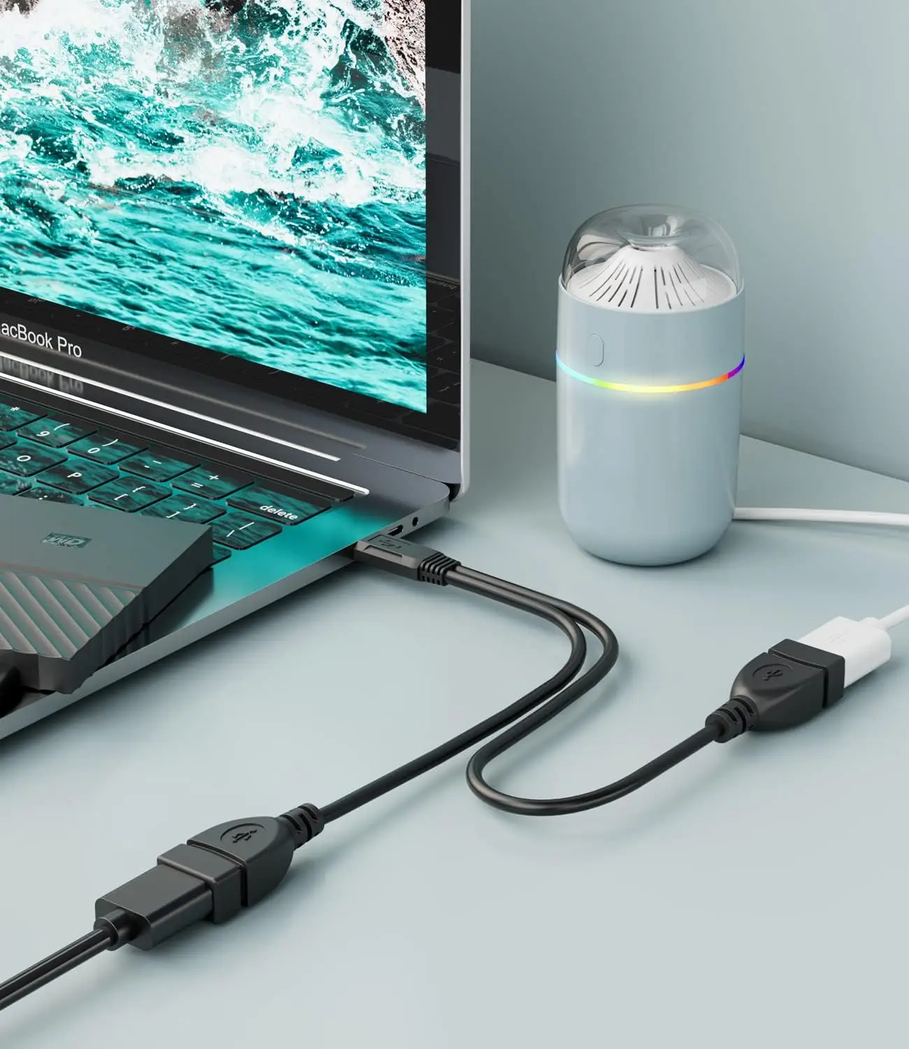 10 Buah Kabel Ekstensi USB2.0 USB A Male To Female Kabel Transfer Data & Pengisian Daya AM Ke AF Kabel Audio & Video