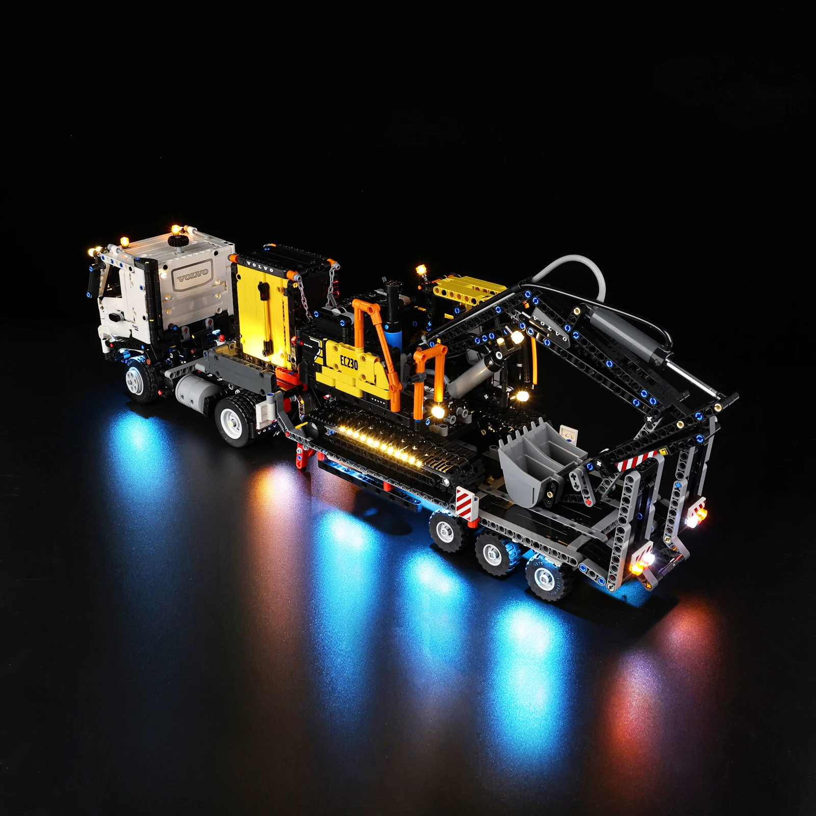 Geen model LED-verlichtingsset geschikt voor LEGO Technic Volvo FMX Truck EC230 elektrische graafmachine 42175 (exclusief bouwstenen)