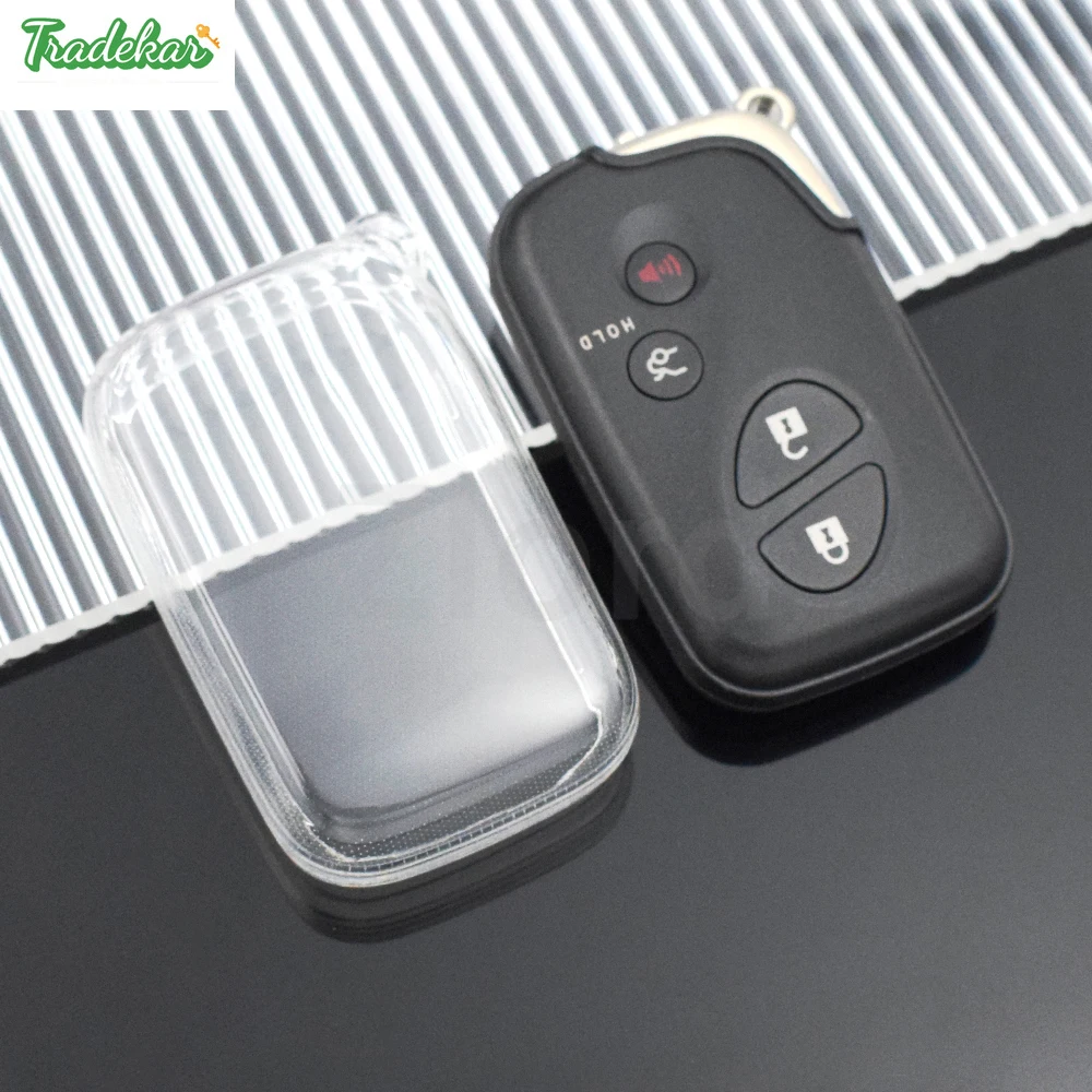 Transparent TPU car remote key  cover 3/4 button suitable for Lexus IS250 IS300C RX270 CT200H GX460 ES240 LS460 GS300 450h 460h