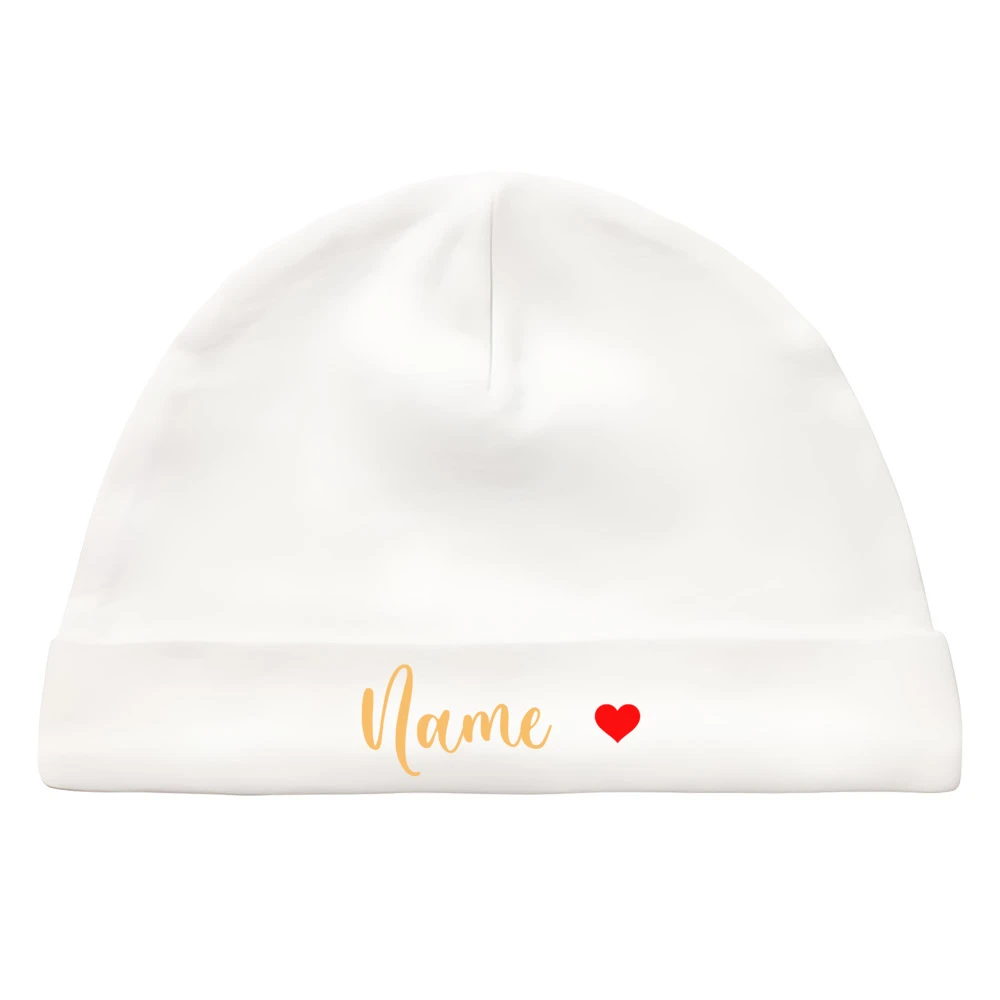 Personalized Baby Birth Hat Newborn Baby Name Beanie Hospital Hat Infant Girls Boys Personal Caps Birth Announcement Gifts