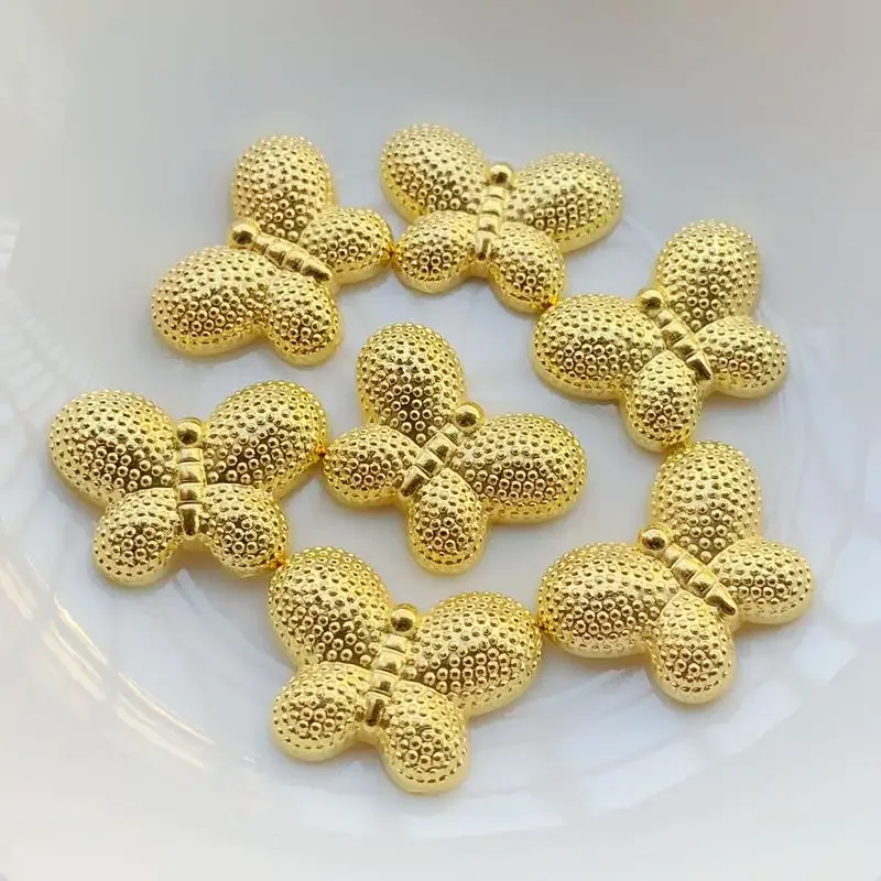 

20, красивая золотая бабочка, украшение «сделай сам», с плоской задней частью, альбом для вырезок, акриловая бабочка со стразами, заколка для волос, украшения, аксессуары