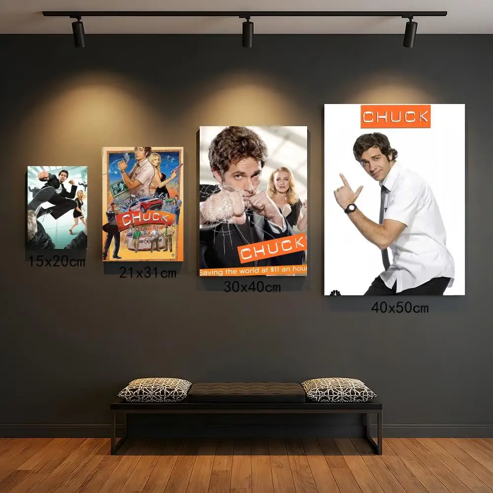 tv series C-Chuck-K Poster Self Adhesive Wall Decor for Modern Home Cafe Office and Bar