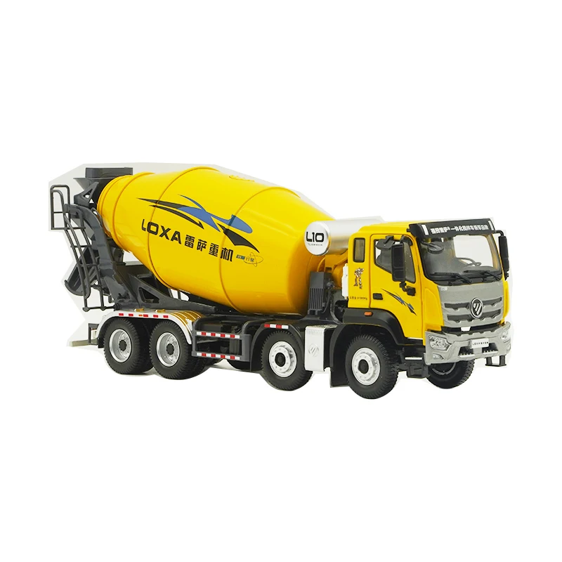 Collectible Diecast Model GIft 1:35 Scale Foton Auman EST GTL Concrete Mixer Truck Vehicle Engineering Machinery Alloy Model