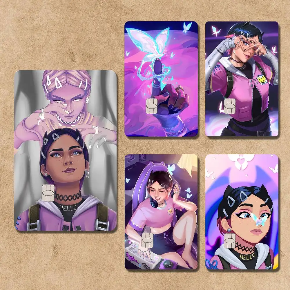 

Clove V-Valorant-S Game Credit Debit Bus campus Access Card Cool Decoration Waterproof Scratch Resistant Stickers