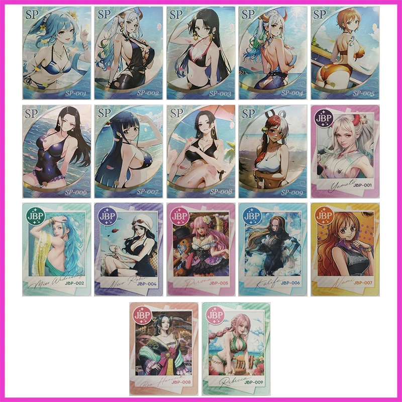 

Аниме ONE PIECE Rare SP JBP Refraction Foil Perona Robin Vivi Yamato Hancock Nami Игрушки для мальчика Коллекционная карта Подарок на день рождения