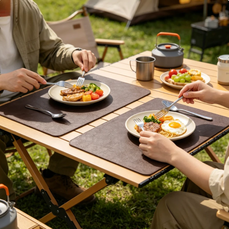 Reusable Leather Table Mat For - Cow Mat Rubber ulasan dan harga