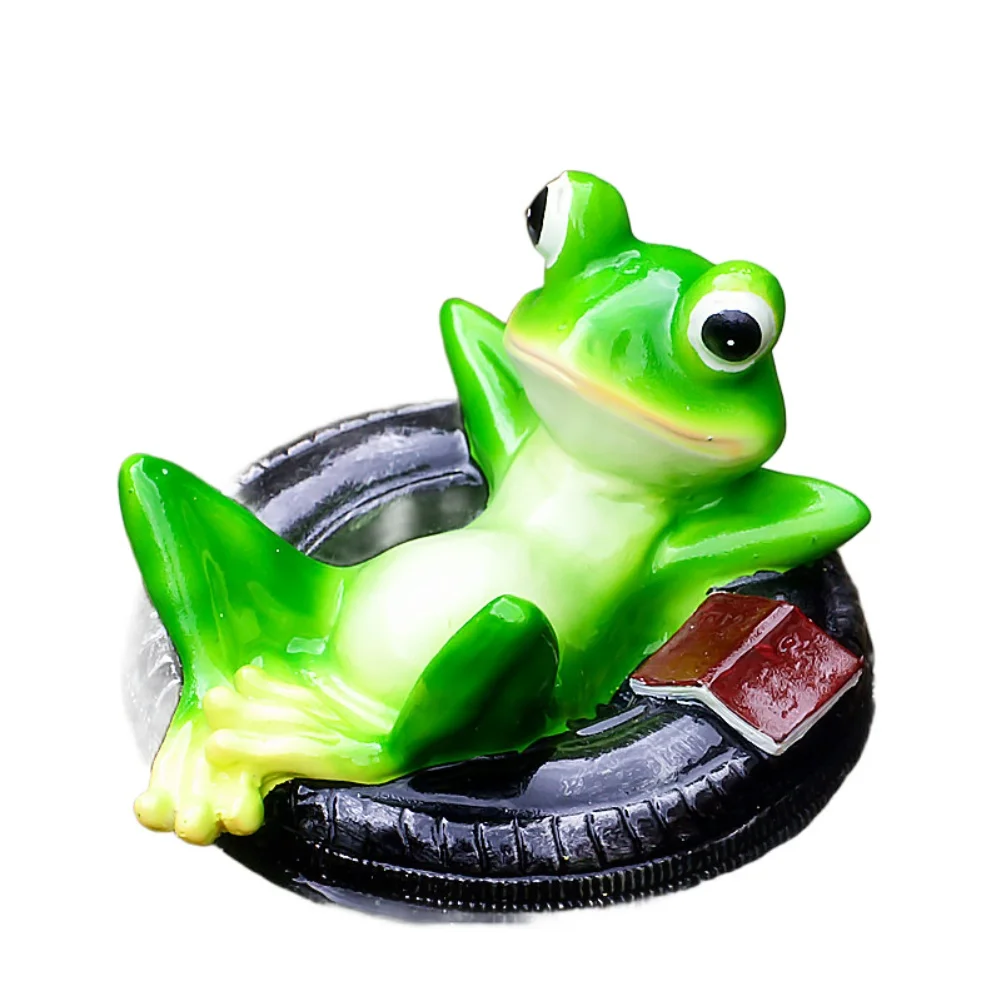 

Garden Pond Floating Frog Water Garden Decor Realistic Frog Decoration Weather-resistant Finish Versatile Size
