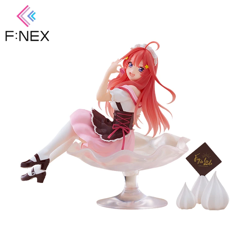 

In Stock Genuine Original F:NEX TENITOL Fig à la mode Nakano Itsuki The Quintessential Quintuplets Action Anime Figure Doll Gift