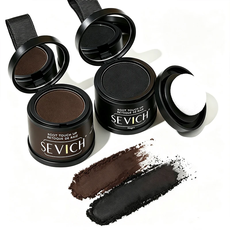 Hairline Shadow Powder Filling Thinning Contouring & Hairline Powder Instantly Covers Grays Hair Line Shade Powder Makeup Tool