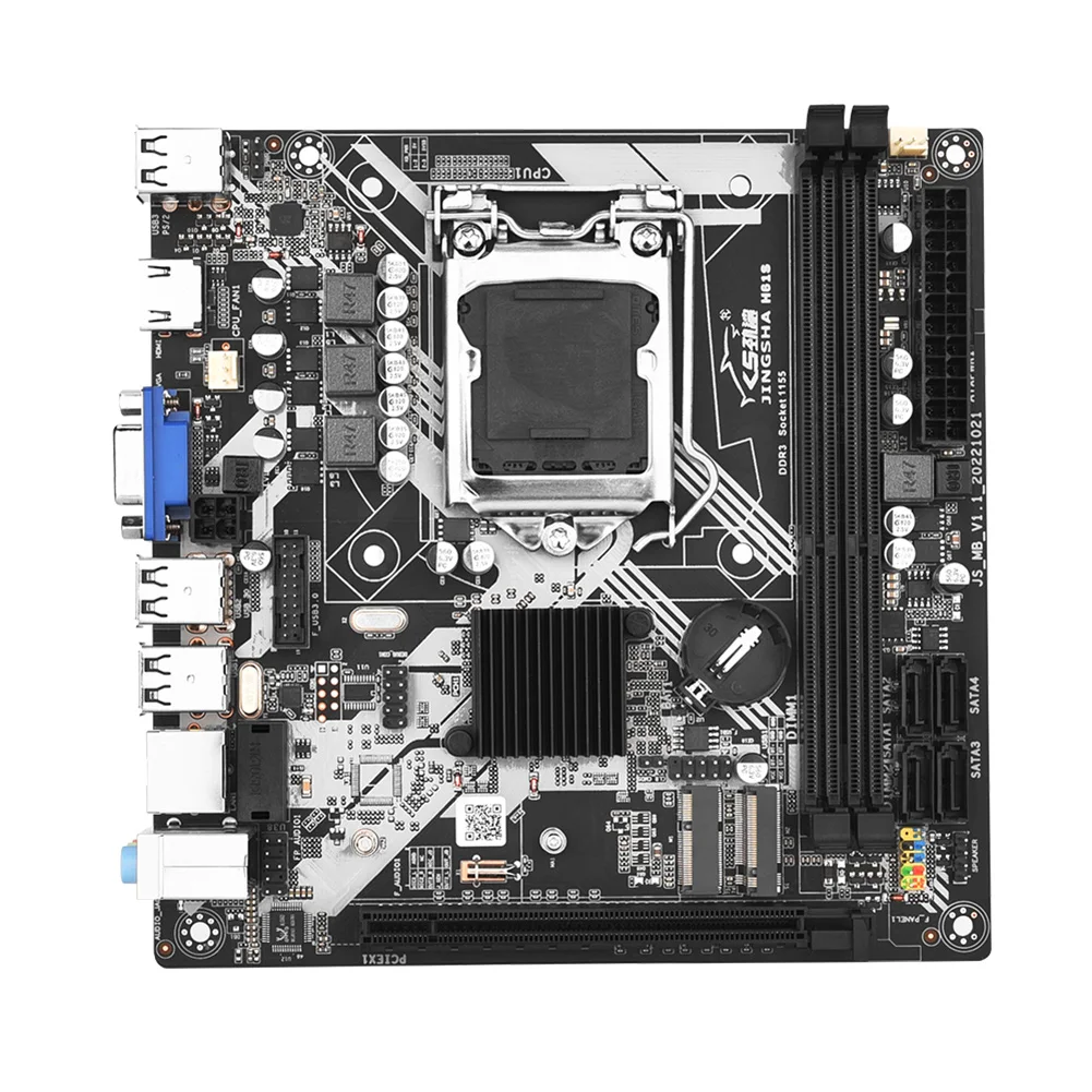 Imagem -04 - Mini-itx Computer Motherboard pc Mainboard Ddr3 16gb Lga 1155 Pci-e 3.0x16 Suporta M.2 Nvme M.2 Wi-fi e bt H61s