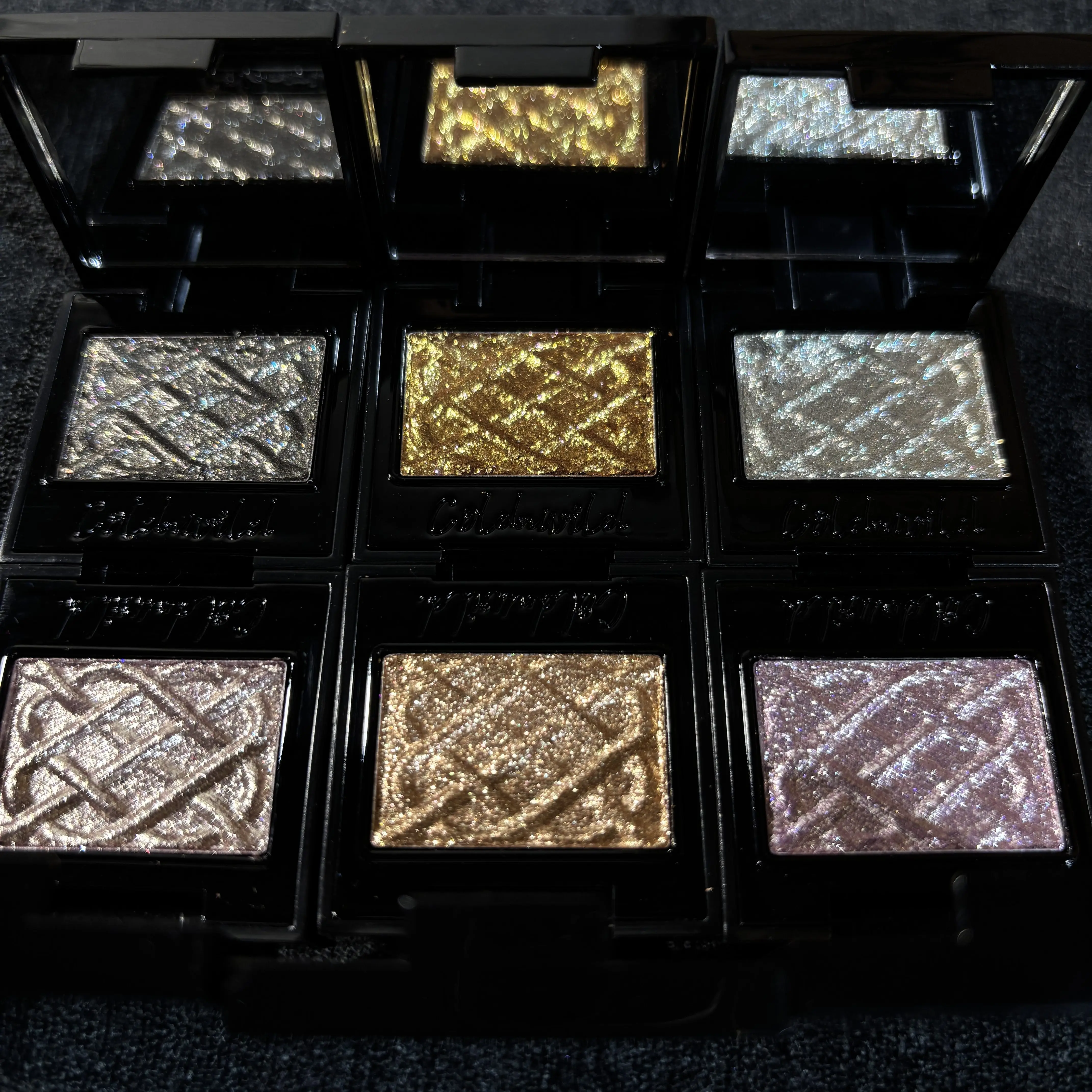 Coldnwild Single Eyeshadow European Glitter Shimmer Makeup Starry Moon Screen High Pigment Long Lasting Eye Cosmetics