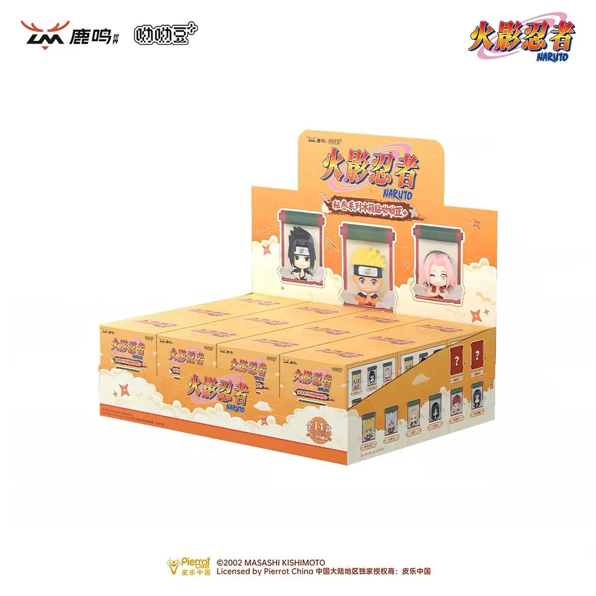Naruto Anime Figure Fridge Magnet Blind Box Uzumaki Naruto Uchiha Sasuke Hatake Kakashi Itachi Refrigerator Magnets Home view 6