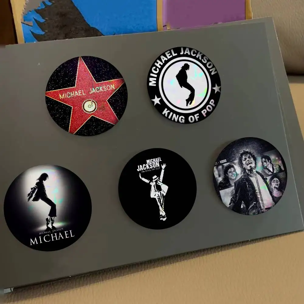 King Of Pop M-Michael J-Jackson Soft  Creative Tinplate Soft Button Pins Animal Icon Brooch Lapel Backpack Badge Accessories Pin