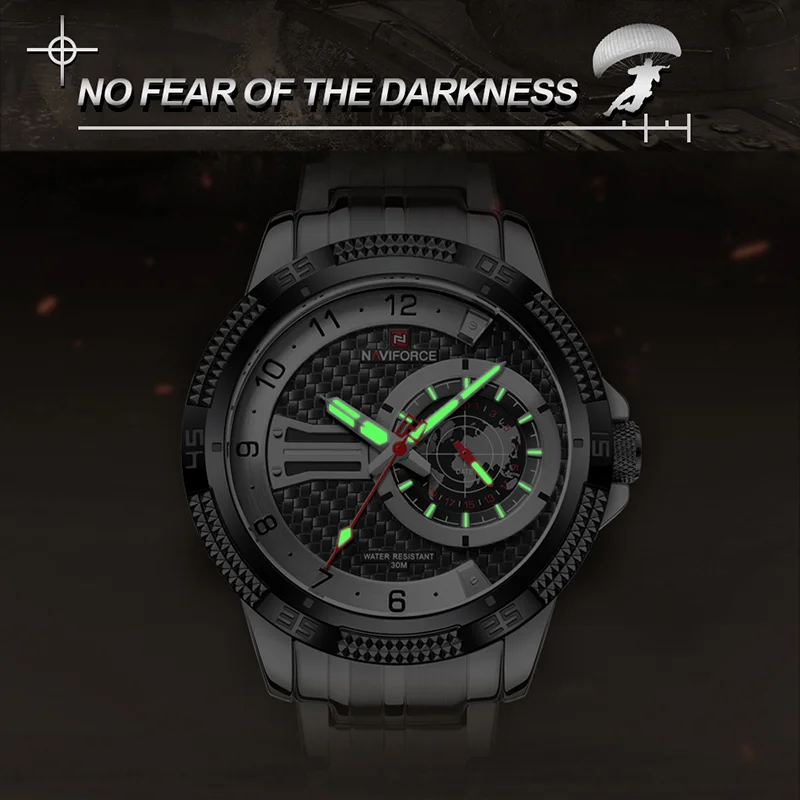 NAVIFORCE Male Wristwatches Sports Waterproof Stainless Steel  Men\'s Watch Fashion Casual Clock Relogio Masculino 2023 Popular