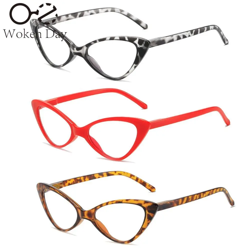 Fashion Cat Eye Reading Glasses Women Anti Blue Light Computer Presbyopic Eyeglasses Retro Classic Hyperopia Glasses Diopter image 2