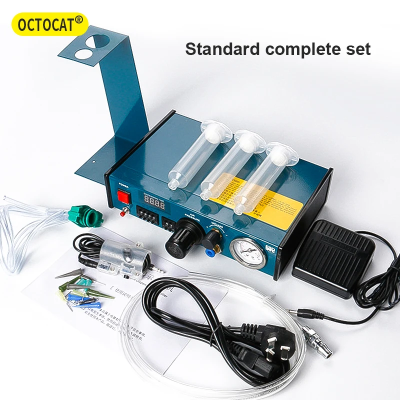 OCTOCAT Glue Dispenser Machine Liquid Semi Automatic Dispensing 982/982A 220V Auto Glue Dispenser 983A 220V Dispensing System