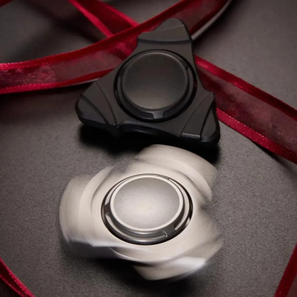 High Light EDC RIBBON Fidget Spinner Stress Relief Toy Fidget Toys For Adults Two-Bladed Fidget Spinner Anxiety Relief Gadgets