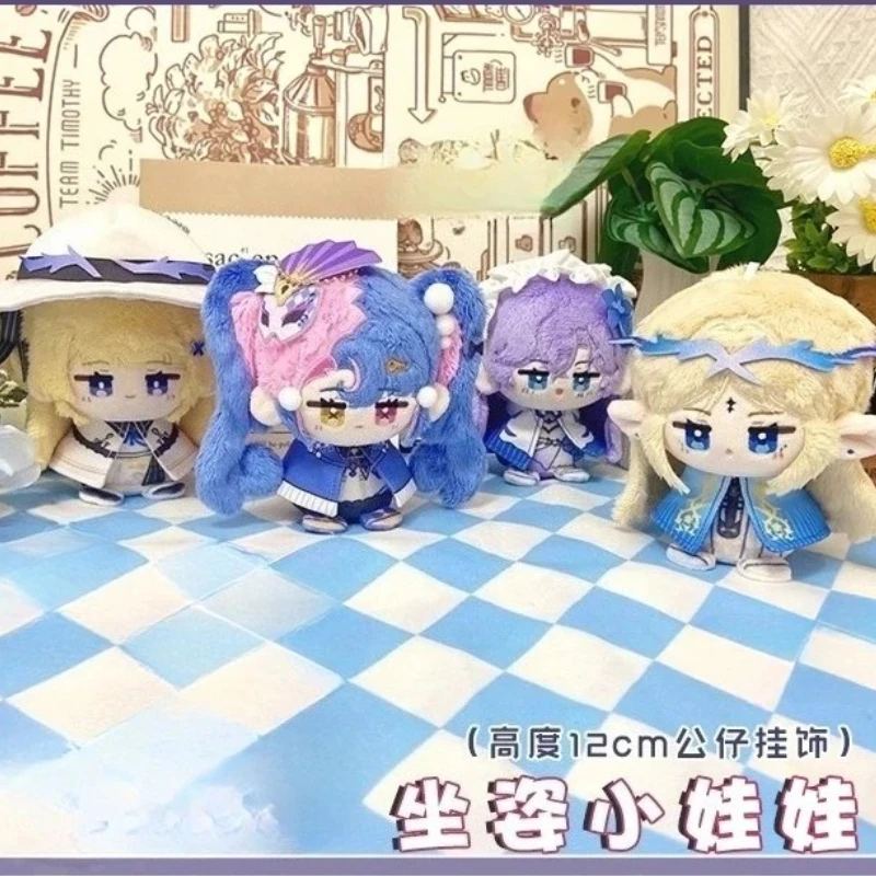 

12cm Anime Game Wuthering Waves Kawaii Cosplay Cotton Dango Doll Cartethyia Phoebe Cartoon Mini Plushies Toy Figures Fans Gift