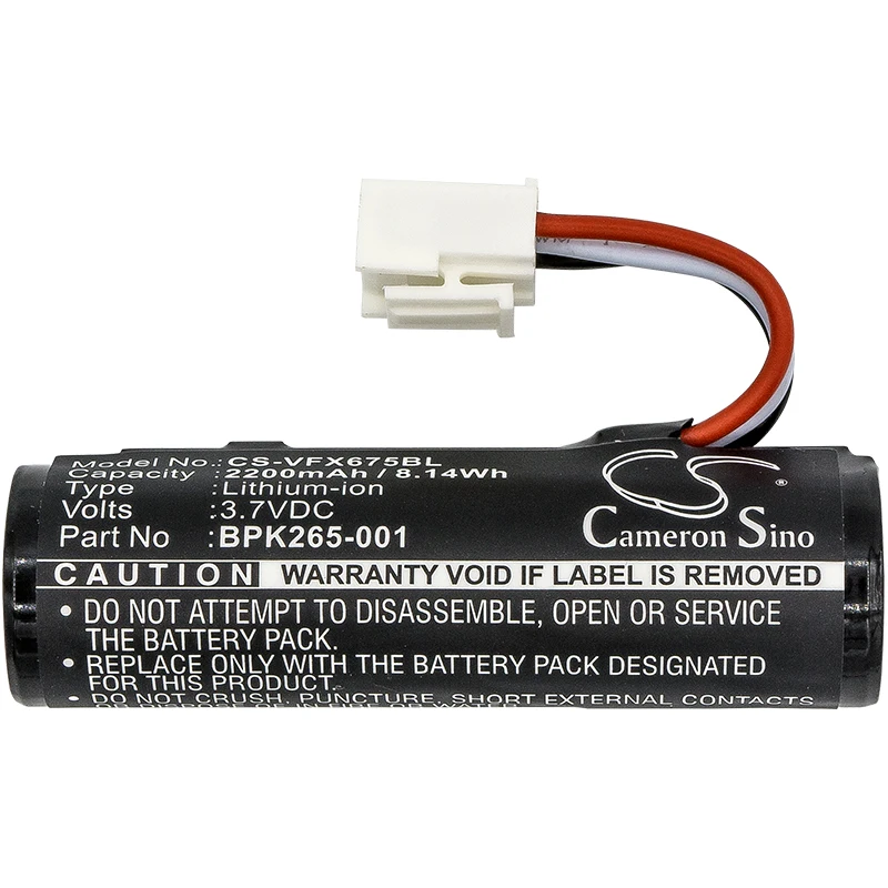 Batterie de remplacement CS pour VeriFone C680, VX675, VX690 BPK260-001, BPK265-001, BPK265-001-01-A, BPK265-001-01-B 2200mAh