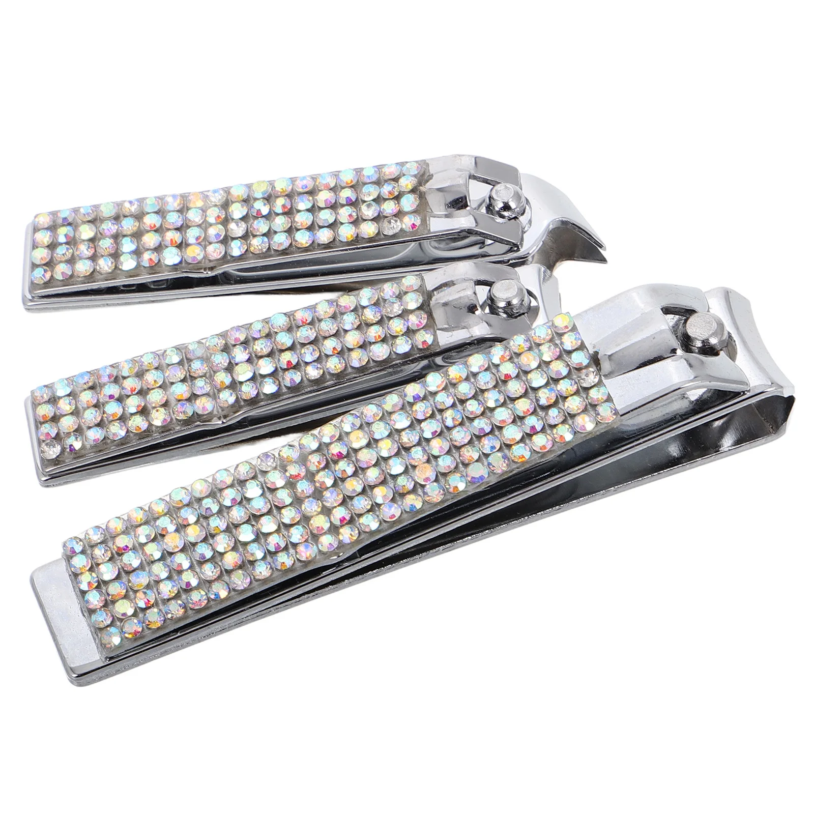 

Diamond Nail Clipper Set Stainless Steel Small Travel Manicure Kit for Women Men Kids Nail Tools Trimmer