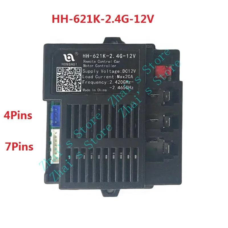 جهاز تحكم عن بعد HH621K-2.4G-12V HH-621K لسيارة لعبة الأطفال، جهاز إرسال بلوتوث RC 2.4 جيجا هرتز