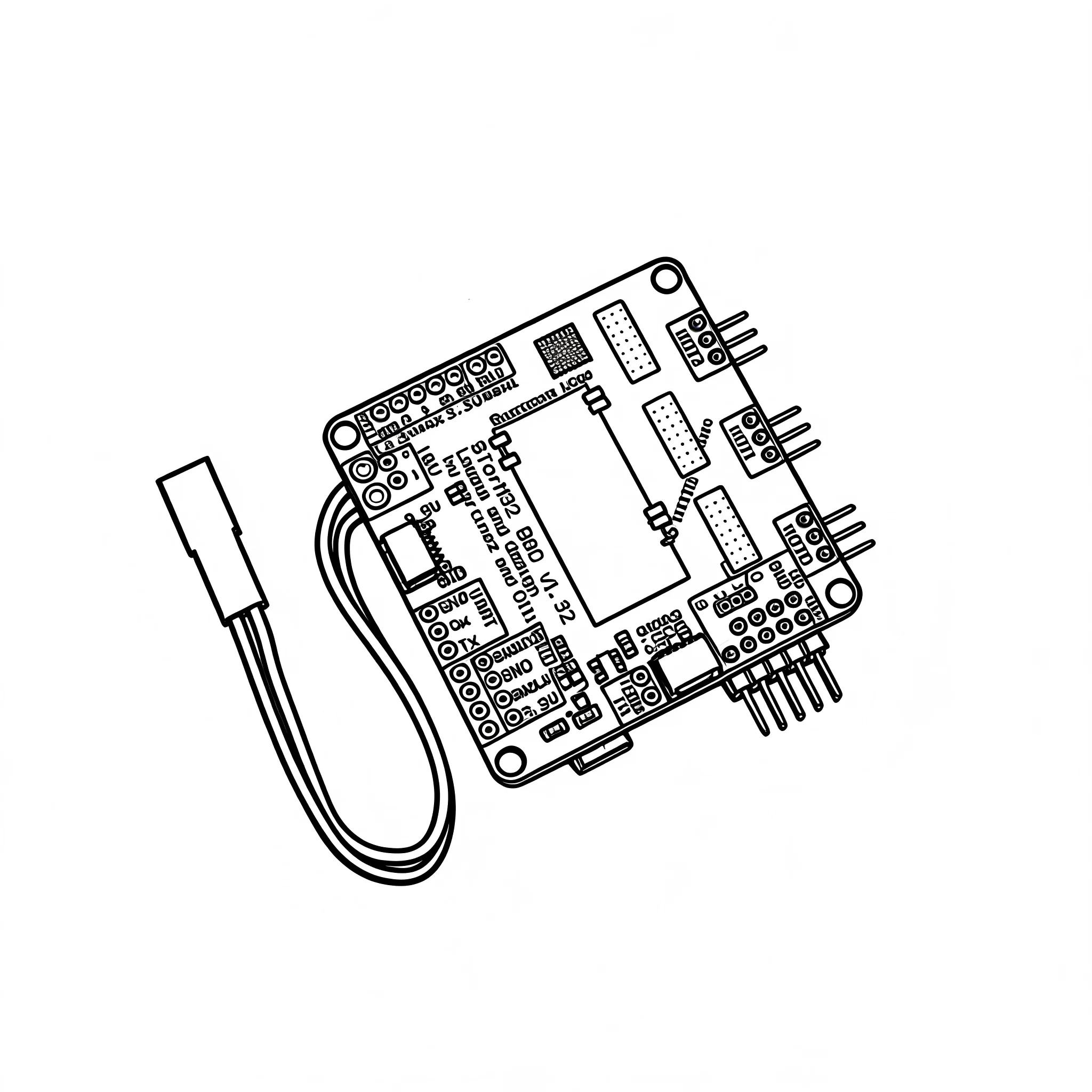 BCUBE Storm32 BGC 32Bit 3-Axis Brushless Gimbal Controller V1.32 DRV8313 Motor Driver for RC Drone Aircraft Model