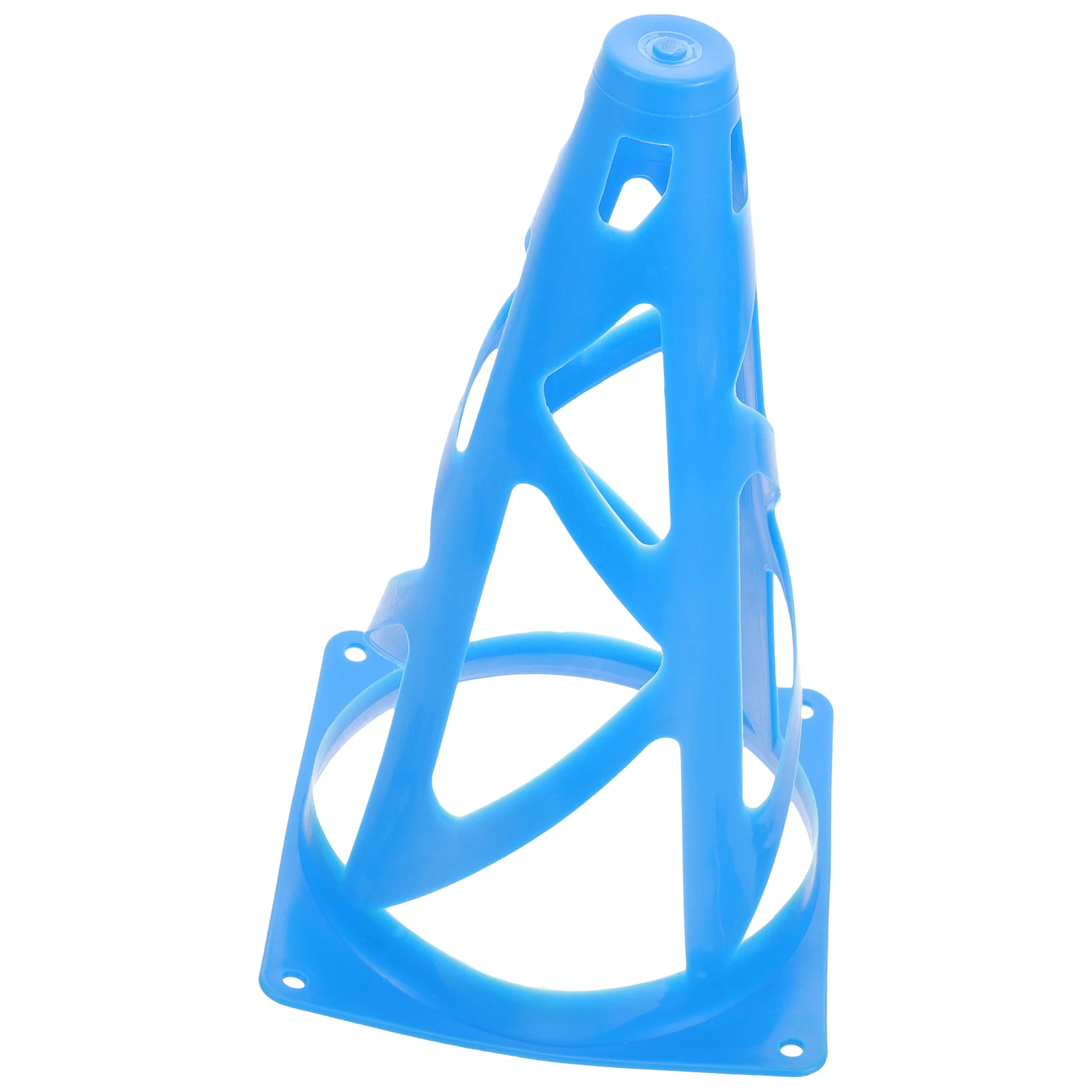 

Plastic Sports Cones 23cm Blue Basketball Training Bucket Football Cone Safety Traffic Supplies Stacking Storage