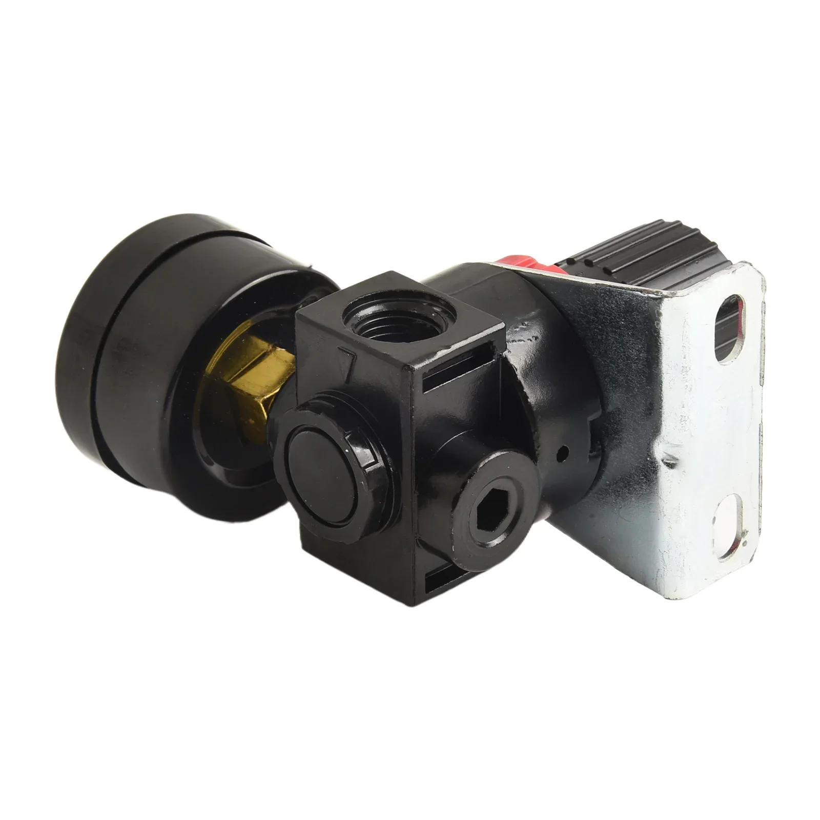 Katup pengurang tekanan AR2000, dengan braket tali pengontrol Regulator tekanan udara 1/4 inci untuk kompresor 0.05-0,85mpa
