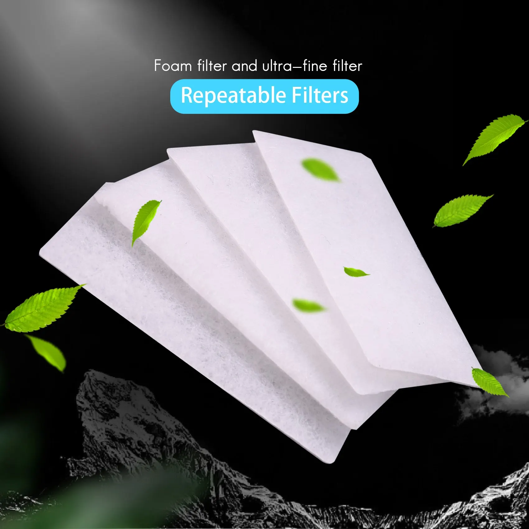 N16R 50PCS CPAP Filters for Premium Foam Filter and Ultra Fine Filters M Series