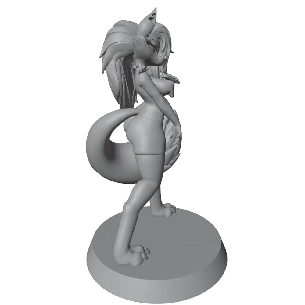 1/24=75mm-1/10=175mm Anime Character Statue GK Miniature 3D Printed Gray Model Figurine DIY Doll Model Unassembled And Unpainted view 5