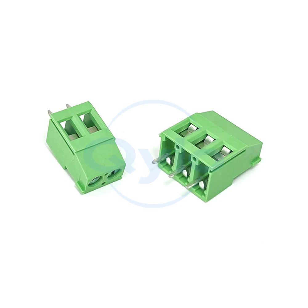 (1 pcs) 129 - 5.0MM - 5.08mm Screw-type PCB Terminal Block KEFA KF MG JM DG 129 - 5.0 - 5.08 Copper Eco-friendly Stackable 2P 3P