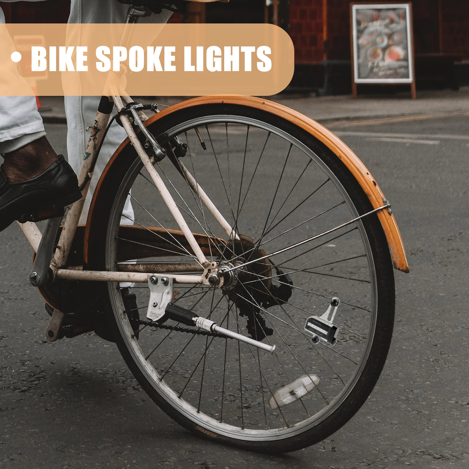 

Bike Wheel Lights Waterproof 30 Patterns 14 Leds Light For Mountain Road Bikes Black Easy Install Auto Off