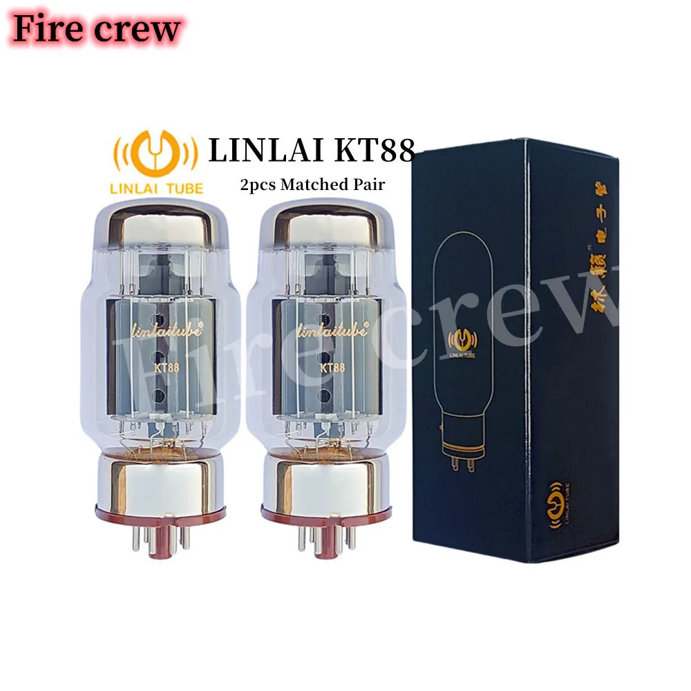 Fire Crew LINLAI Vacuum Tube KT88 HIFI Audio Valve Replaces KT66 6550 KT120 KT100 WEKT88 Electronic Tube AMP Amplifier Kit DIY