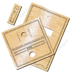 Wallet Card Bag New Wooden Cutting Dies Suitable for Common Mold Scrapbook Machines on the Market