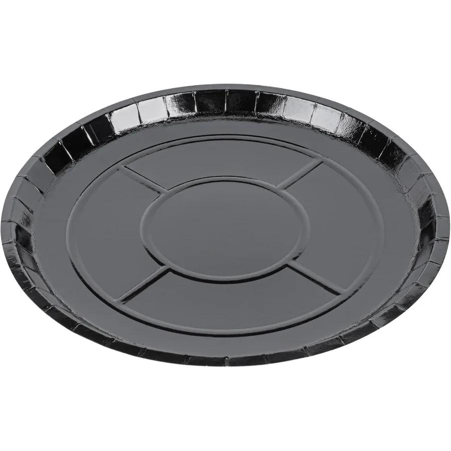 

Экологический пирог, 12-дюймовые бумажные лотки для пиццы, 50 круглых сковородок для пиццы, готовая черная бумажная кастрюля для микроволновой печи для индивидуальных личной пиццы