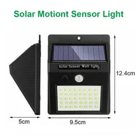 6/30 LED Solar Light PIR Motion Sensor Wall Light Outdoor Solar Lamp Waterproof Solar Powered Sunlight Street Lamp Garden Decor 5
