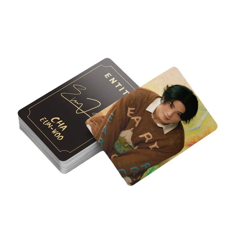 92 Small Card Star-themed Greeting Cards ChaEunWoo and Cha Eun-woo's Double-sided LOMO Card Photo Cards
