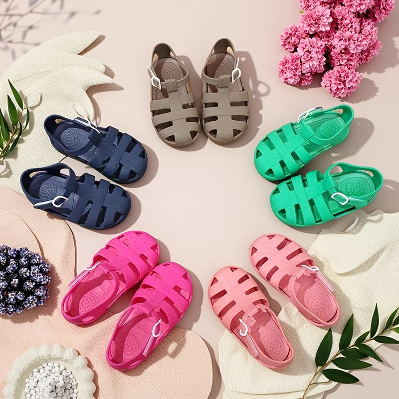 

2025 summer new soft soled fashion sandals for boys and girls, suitable for children leisure fashion foreign style baby sandals