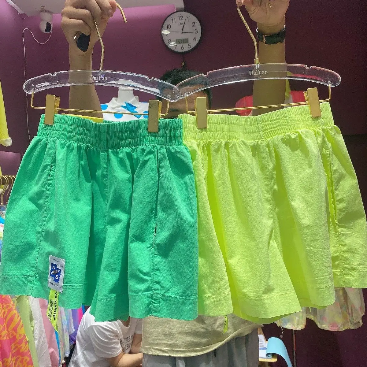 Candy-colored Shorts Women's Summer Casual Loose Korean Wide-leg Pants Shorts