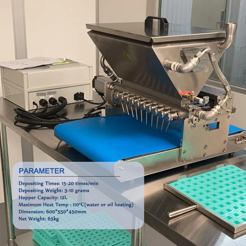 Automatische Süßigkeitenmaschine Kommerzielle Gummibärchen Süßigkeiten Produktionslinie Nougat Süßigkeitenmaschine Hohe Qualität