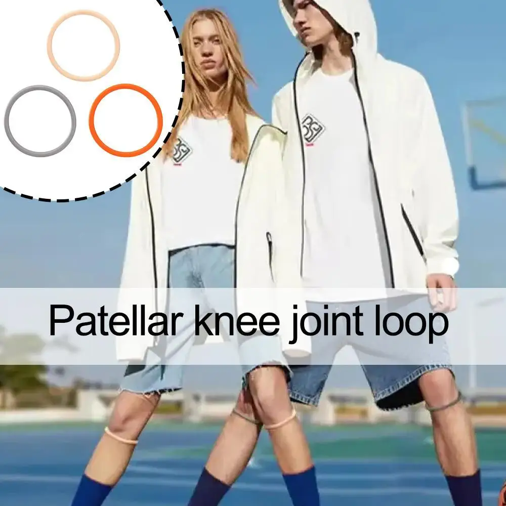 1Pairs Fine Patella Belt Basketball Knee Force Belt Patella Knee Joint Rope Rubber Band Sports Knee Pad Elastic Fixed Protection