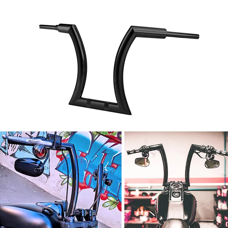 

Motorcycle 12" 14" 16"18" 20" Rise 2" Hanger Handlebar Risers For Harley Touring Sportster Softail XL 883 XL1200