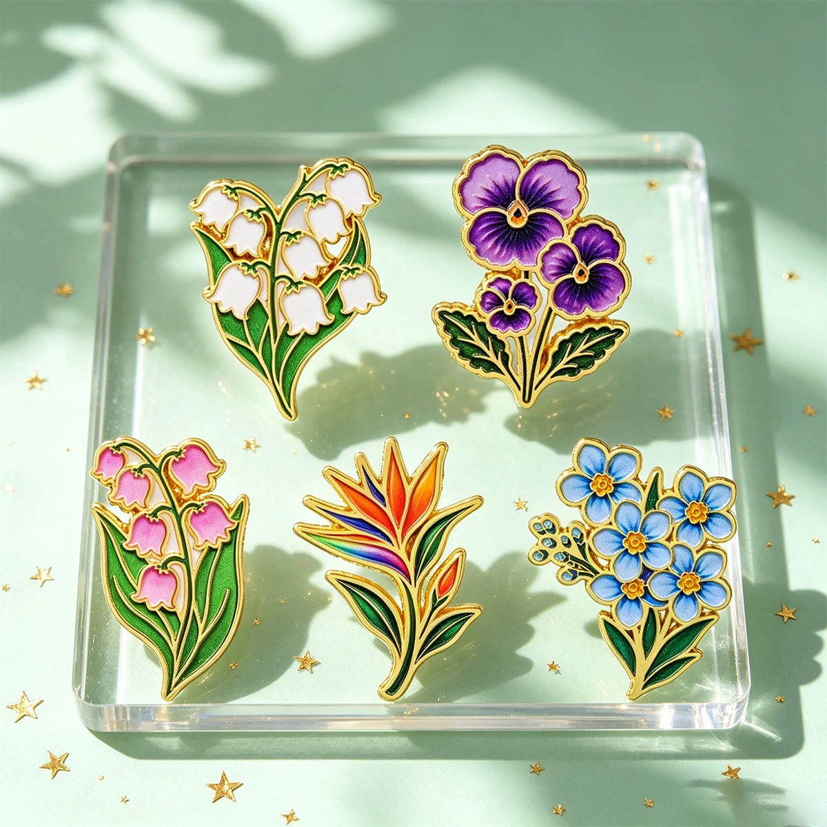 Cartoon Plant Flower Metal Ena - огляд і ціна Paradise Jewelry & Watches Llc