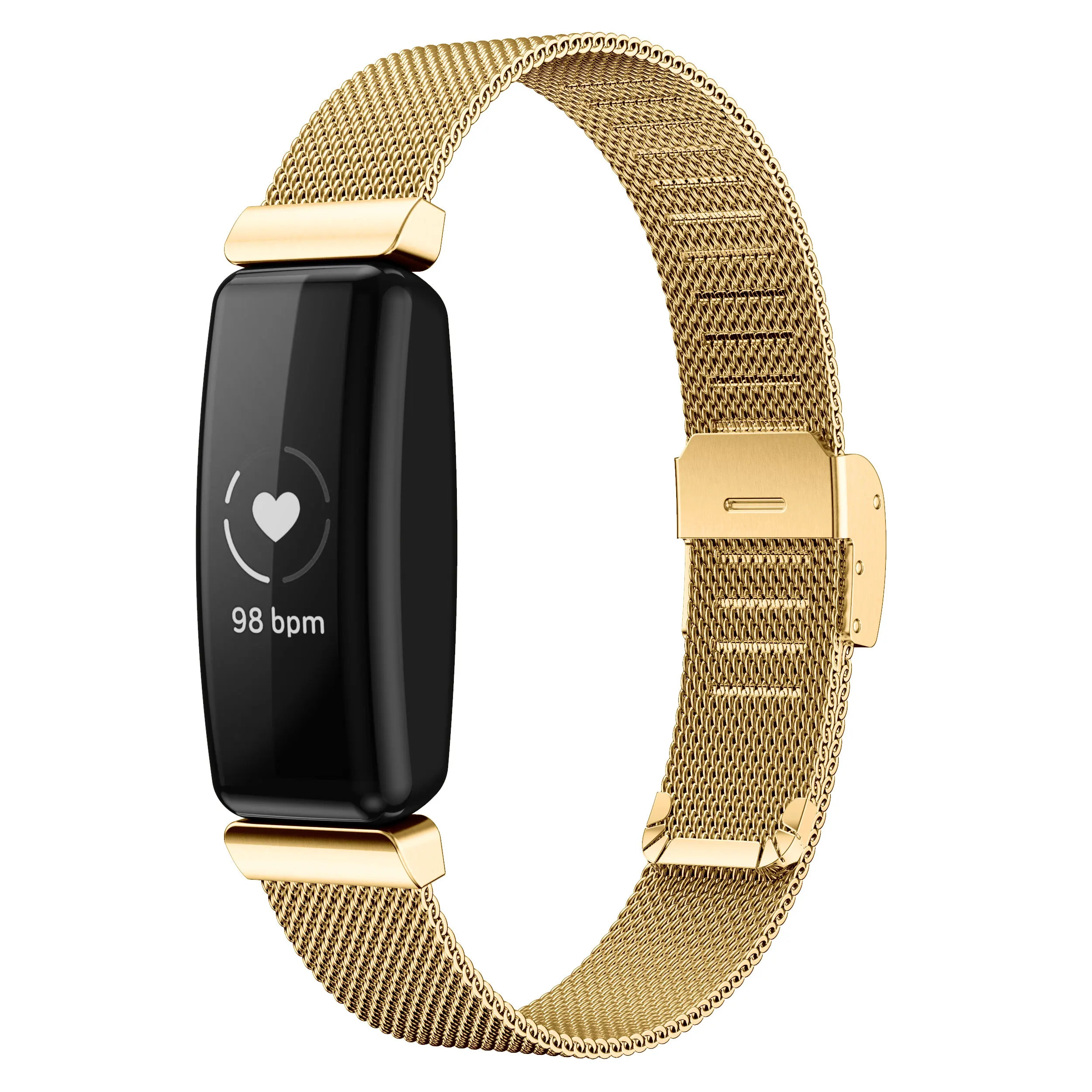 Fitbit Inspire 2 밀라노 시계 스트랩, 고품질 손목 밴드, 슬림 디자인, 패션 및 럭셔리 스타일