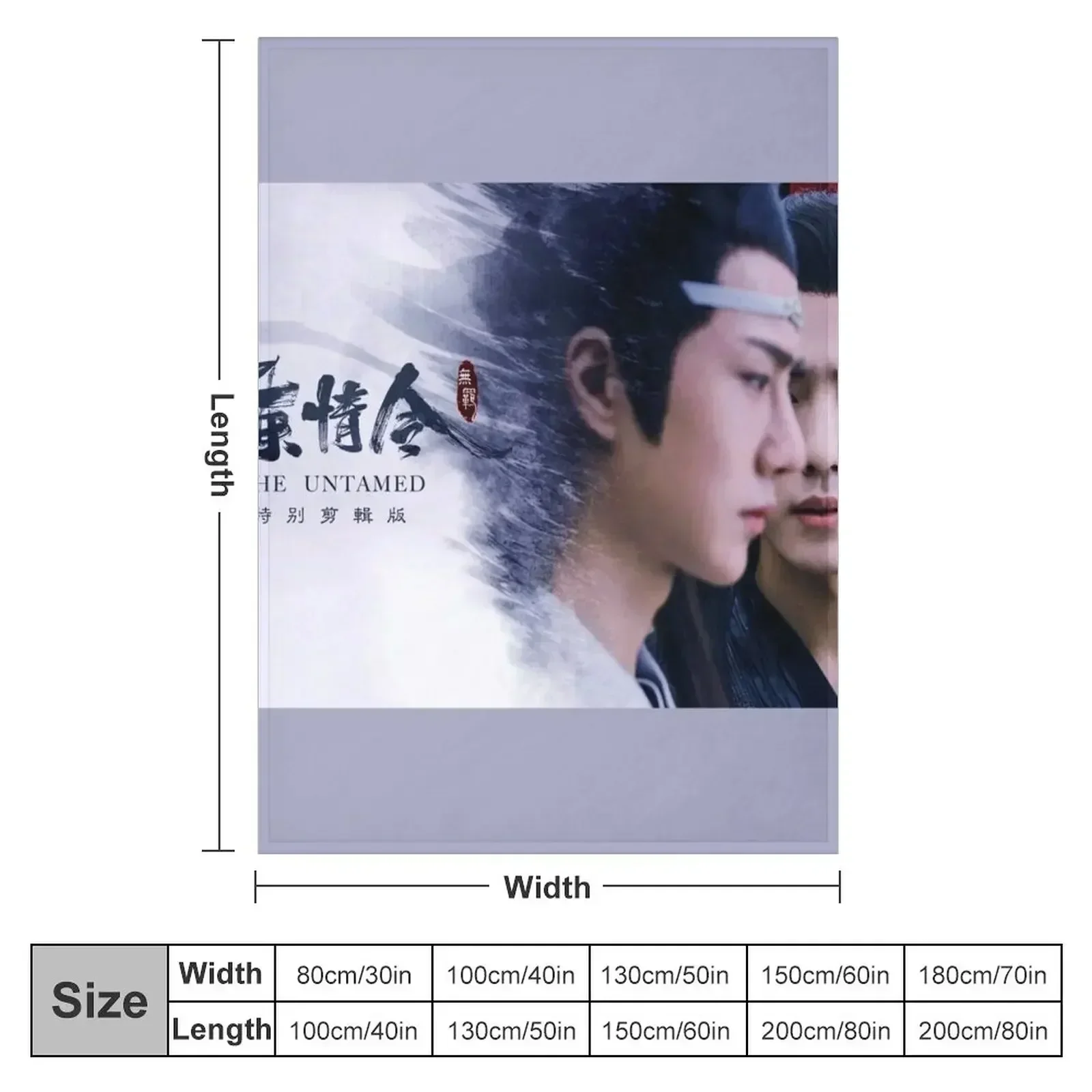 kdrama bln the untamed poster Throw Blanket Luxury Luxury Brand bed plaid Sofa Throw Blankets