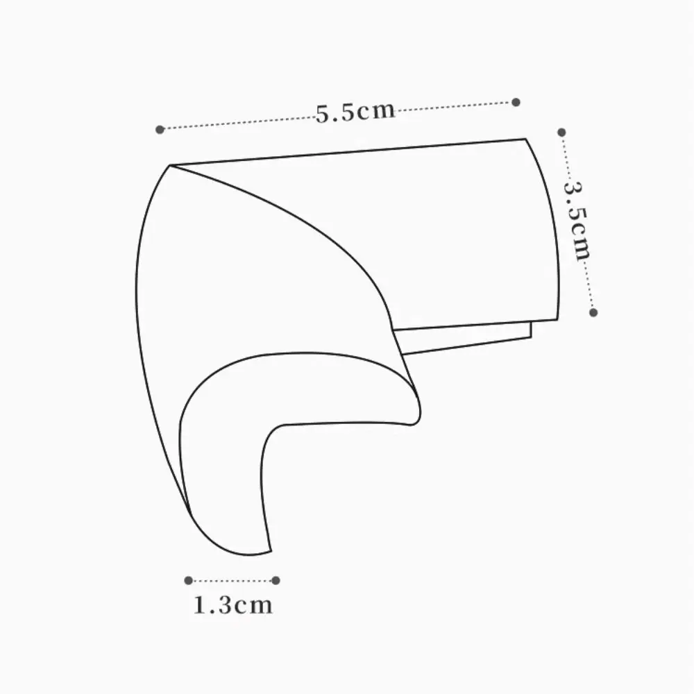 4 قطعة نمط الكرتون مكتب واقي للحواف ركن السلامة ذاتية اللصق جدار ركن حامي لينة رشاقته المضادة للتصادم وسادة #5