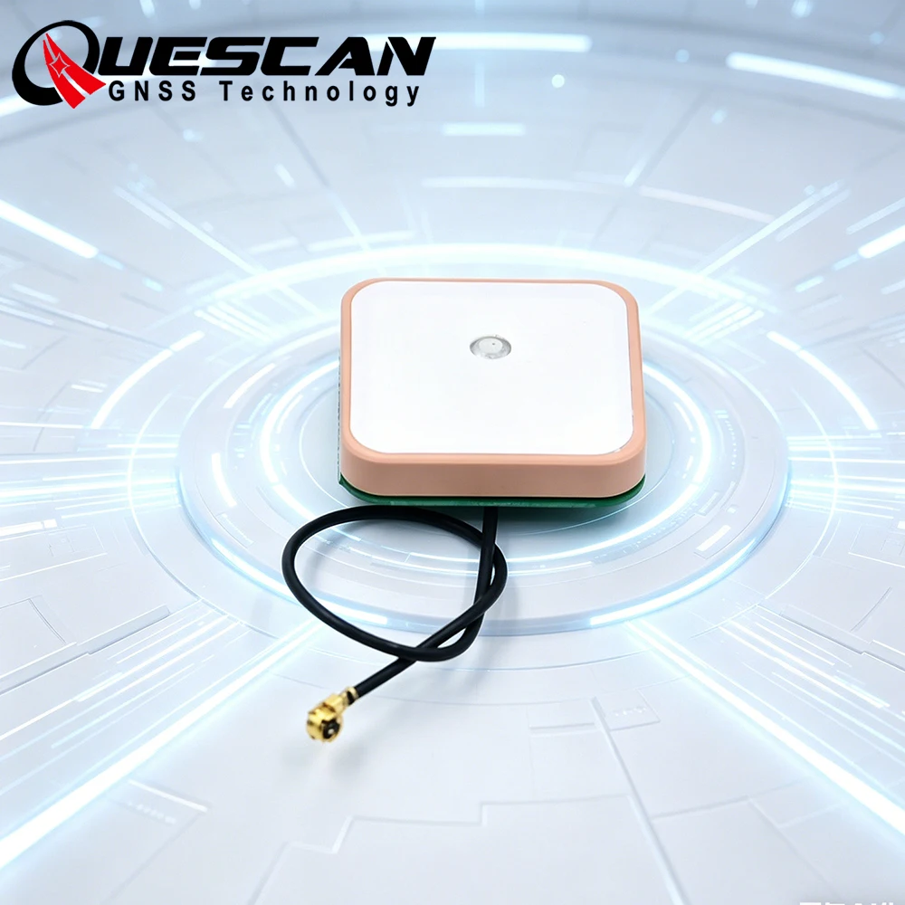 Antena GPS GNSS L1 QUESCAN 1575.42MHz, Módulo GPS GLONASS BeiDou Galileo IPX IPEX, Antena GPS NEO-6M NEO-7N NEO-M8N NEO-M9N