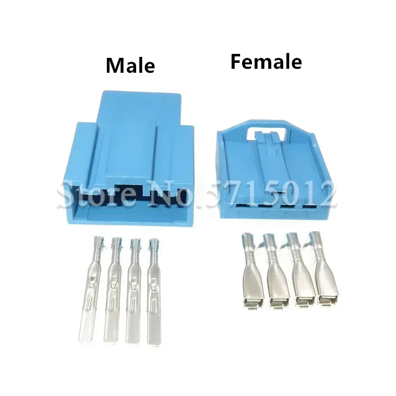 4 Hole Auto Speaker Plug Automotive Car Audio Wire Cable Socket Plugs For BMW
