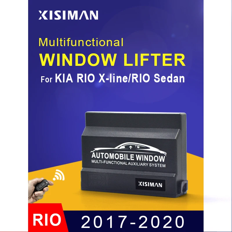 

For Kia Rio Sedan And Kia Rio X-line(HATCHBACK) Car Power Window Closer Closing Kit Four Window Lift Car Alarm Accessories